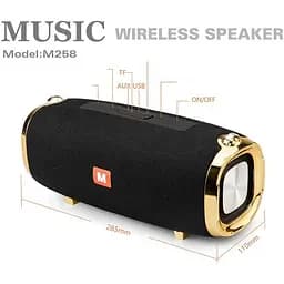 Бездротова портативна колонка Voltronic Bluetooth M258 в асортименті - мініатюра 2
