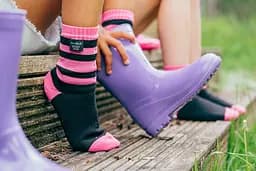 Шкарпетки водонепроникні дитячі Dexshell Children soсks pink, р-р M, рожеві - мініатюра 8