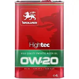 Олива моторна Wolver Hightec 0W-20 API SN/CF 4 л (71927)