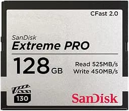 Карта памяти Sandisk 128GB CFast 2.0 Extreme PRO 525MB/s (SDCFSP-128G-G46D)