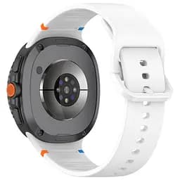 Силіконовий ремінець на смарт годинник Samsung Galaxy Watch 8 40mm/8 Classic 46mm/8 44mm, Silicone, white, зі зручною застібкою, на фітнес браслет, ArmorStandart (ARM86876) - мініатюра 2