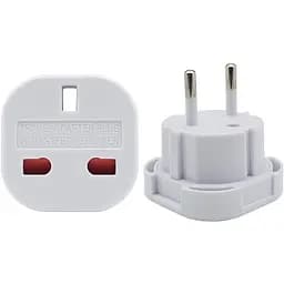  Перехідник мережевий 2 Pin EU Plug Adapter ep0018