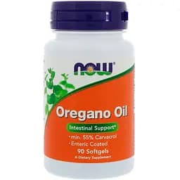 Натуральна добавка Now Масло Орегано Oregano Oil 90 гелевих капсул