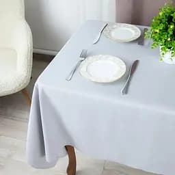 Скатерть ТЕП Aquastop водоотталкивающая Light Gray 150x220 см (С-04224_30316)