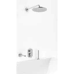 Душевая система Kohlman Foxal 2.0 25 chrome + BOX скрытого монтажа QW211FR25-009, Хром