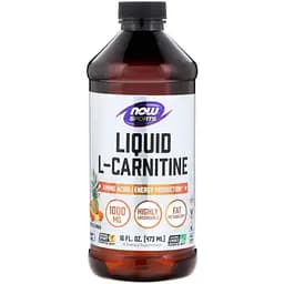 Жиросжигатель Now Sports L-Carnitine Liquid 1000 мг, 473 мл Фруктовый пунш