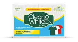 Господарське мило Duru Clean&White Класик, 500 г (4 шт. по 125 г)
