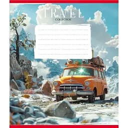 Зошит учнівський "Подорож на авто" Leader 036-570083K-5 в клітинку, 36 аркушів