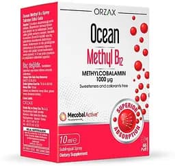 Витамины и минералы Orzax Ocean Methyl B12 Spray, 10 мл