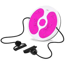 Диск для талии Cornix Twisting Waist Disc с эспандерами White/Pink XR-0447