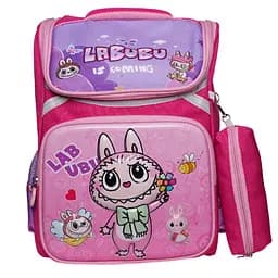 Рюкзак Labubu, 26x15x38 см, пенал, 2 отделения, C72895 (в ассортименте)