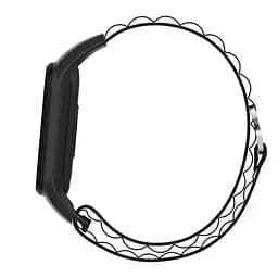 Ремінець для Xiaomi Mi Band 7/6/5/4, чорний, AlpinaStyle Band, тканинний поліестеровий ремінець для фітнес браслета, дихаючий, для активного відпочинку та спорту, ArmorStandart (ARM64987) - мініатюра 5