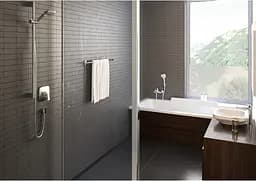 Шлангове під'єднання Hansgrohe FixFit E без зворотного клапана Brushed Black 27454340, Шліфований чорний хром - мініатюра 2