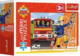 Пазлы - (Мини - Макси) - "Пожарная машина" / Пожарный Сэм