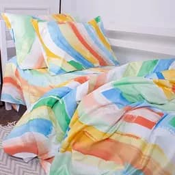 Простирадло MirSon Kids Time Бязь, 17-0577, Summer paint - мініатюра 5