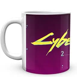 Кухоль GeekLand Cyberpunk 2077 Кіберпанк 2077 напис CY 02.583 330 мл білий - мініатюра 3