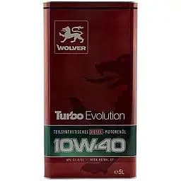 Олива моторна Wolver Turbo Evolution 10W-40 API CI-4/SL 5 л (46033)