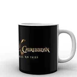 Кружка GeekLand Pirates of the Caribbean Пираты Карибского моря черная фон PC.02.016 330 мл белая