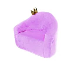 Детское кресло Принцесса 50см фиолетовое