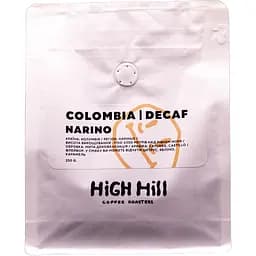 Кава в зернах High Hill Colombia Narino Decaf 250 г