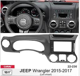 Перехідна рамка Jeep Wrangler Carav 22-236 - мініатюра 3