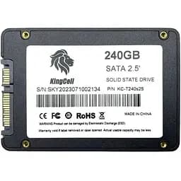 Накопичувач SSD KingCell 2.5 240GB (KC-T240S25) Б/В