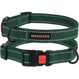 Ошейник для собак Barksi Сotton М 30-40х2 см зеленый