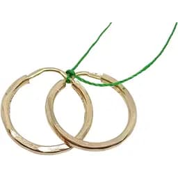 Золоті сережки ЮЗ "Багет" з алмазною гранню. 9205315