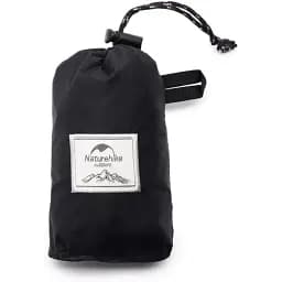 Рюкзак Naturehike Ultralight NH17A012-B компактний надлегкий 18 л чорний - мініатюра 4