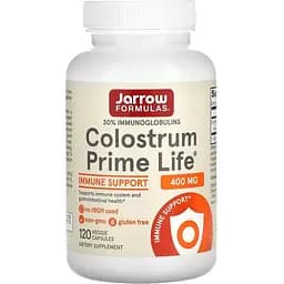 Молозиво Jarrow Formulas Colostrum Prime Life 400 мг 120 капсул