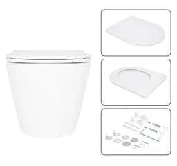 Набір Q-tap Nest 4 в 1 підвісний унітаз Swan Ultra Quiet 520x360x320 + комплект інсталяції QT16335180W48182 - мініатюра 6