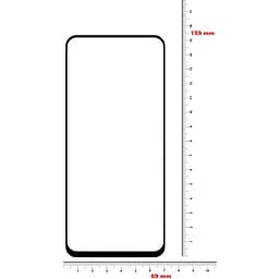 Захисне скло BeCover для Oppo A54 Black (706655) - мініатюра 3