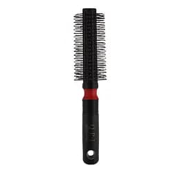 Щітка-брашинг для укладання волосся кругла QPI Professional Brush 21 см, чорна