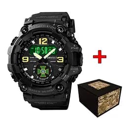 Наручний годинник чоловічий 004BKDPS ДПС Чорні + Коробка. Awarder acs0031900