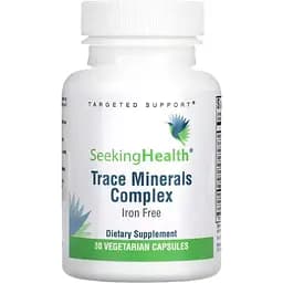Комплекс микроэлементов без железа Seeking Health Herbals Trace Minerals Complex Iron Free 30 вегетарианских капсул