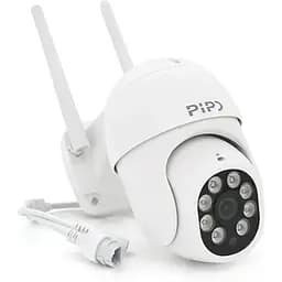 Wi-Fi/LAN відеокамера вулична Pipo SD/карта 5 Мп PP-IPC37D5MP25 PTZ 2.8mm ICSee