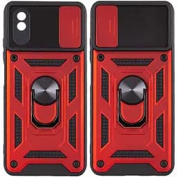 Чохол Ummi Camshield Serge Ring для Xiaomi Redmi 9A Червоний / Red