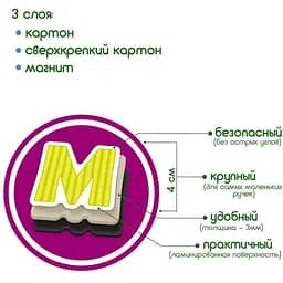Набір магнітів Magdum "Літери і цифри" ML4031-09 EN - мініатюра 6