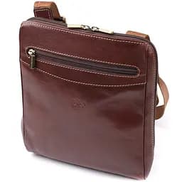 Мужская сумка через плечо из гладкой натуральной кожи TONY PEROTTI 20х25х3,5 см 000315695