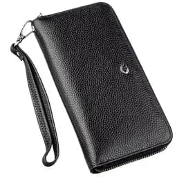 Витончений жіночий гаманець-клатч ST Leather 18852 чорний