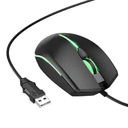 Комп'ютерна миша Hoco GM37 Wonderful gaming luminous Wired mouse Чорний