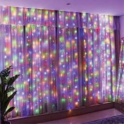 Гирлянда светодиодная от сети Штора Водоспад Y-20-51-1M 19705 3х2 м 500 LED мультиколор