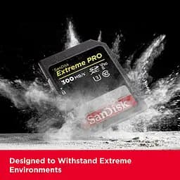 SanDisk Карта пам'яті SD 256GB C10 UHS-II U3 R300/W300MB/s Extreme Pro V90 - мініатюра 2