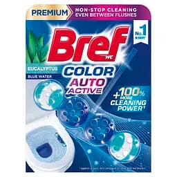 Туалетний блок для унітазу Bref Color Auto Active Евкаліпт 50 г (785457)