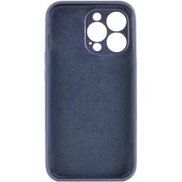 Чохол Silicone Case Full Camera Protective AA для Apple iPhone 14 Pro 6.1" Темно-синій / Midnight blue - мініатюра 2