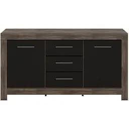 Комод у вітальню Gerbor Белен KOM2D3S Дуб ансберг/Дуб болотний коричневий (GRB-1115)