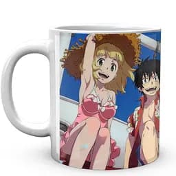 Кружка GeekLand Blue Exorcist синяя Экзорцист BE 02.07 330 мл белая