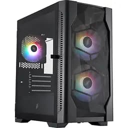 Корпус 1stPlayer D4-M-BK-2F1P-1F1 Black (D4-M-BK-2F1P-1F1) Без БП