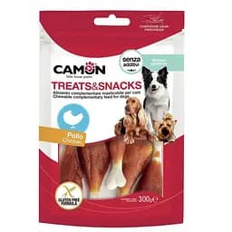 Кальцієва кісточка з куркою Camon, ласощі для собак 300г