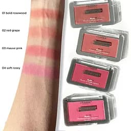Рум'яна-мус Parisa Hydro Skin Blush Mousse to Powder Pigment PHB-04 №03 Bold rosewood 6 г - мініатюра 3
